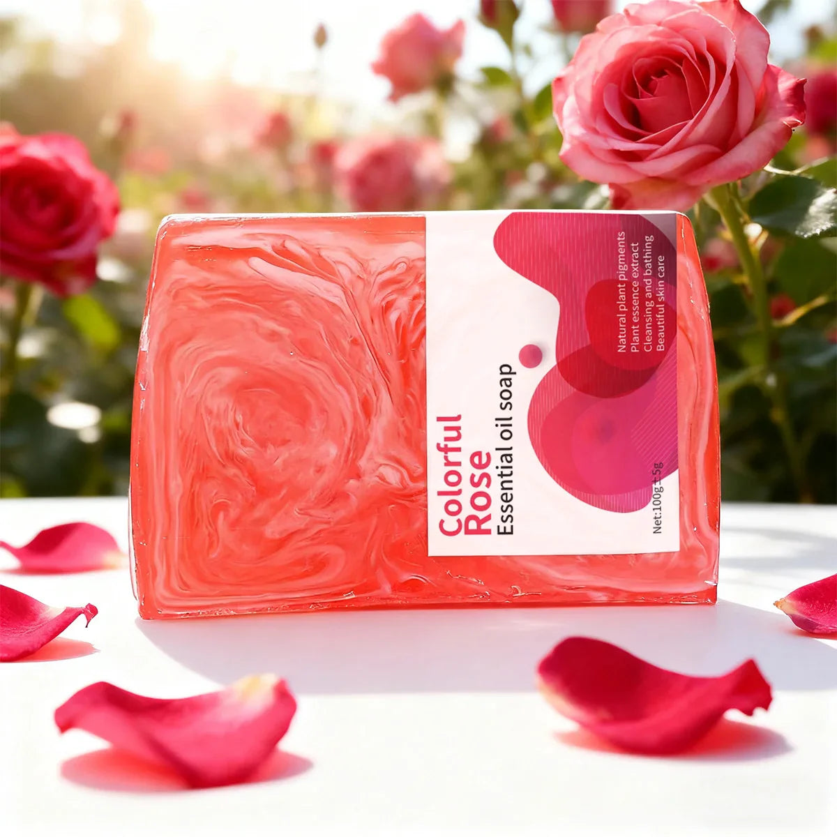 Damascus Rose Handmade Bath Soap 100g – Moisturizing Cleansing Bar