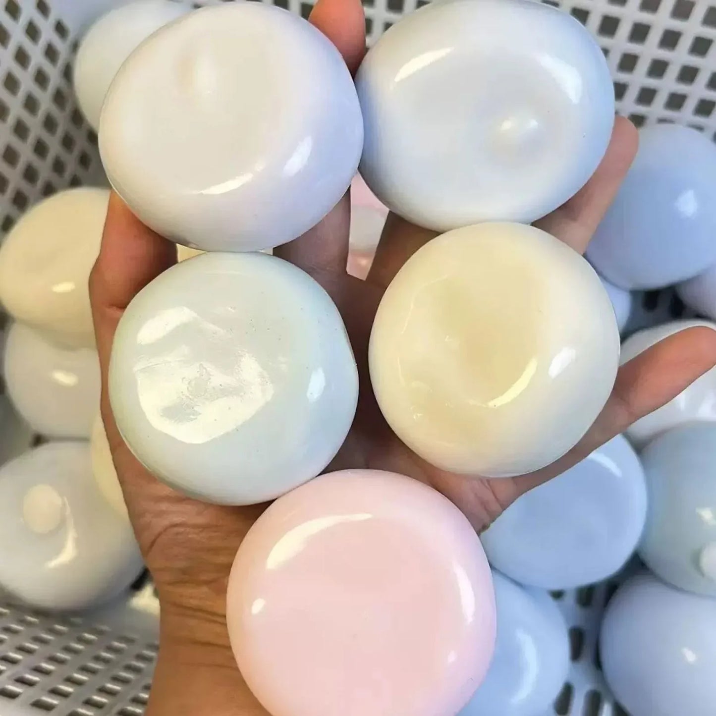 Squishy Super Soft Feel Table Toys Ultra-Thin Ice Skin Stress Relieving Toy Stress Reliever Sticky Handmade Ball Mini Gifts Peaceful Pleasures Health and Wellness