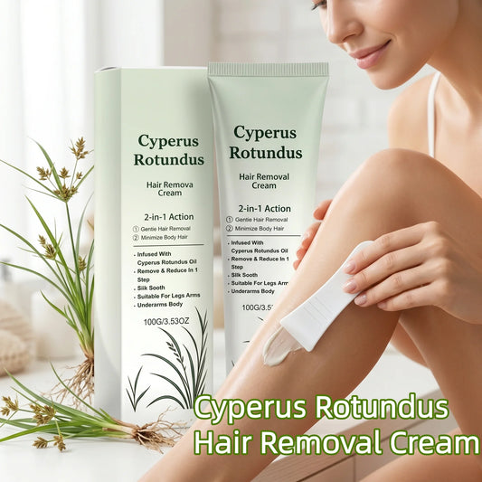 Cyperus Rotundus Hair Removal Cream – Gentle Depilatory 100g Hair Removal Cream Oasis Select