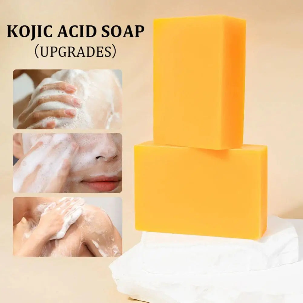 Kojic Acid Brightening Soap Bar 100g – Handmade with Vitamin C, Glutathione & Collagen for Dark Spots, Face & Body Peaceful Pleasures Health and Wellness