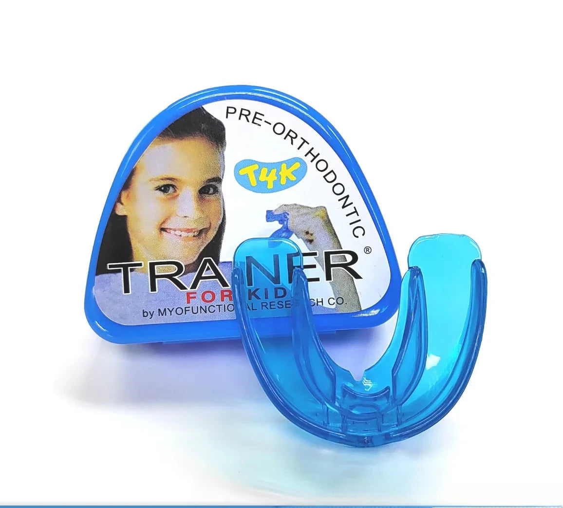 T4A&T4K Dental Tooth Orthodontic Appliance Teeth Trainer for Adults Children Dental Alignment Braces Tooth Whitening Peaceful Pleasures Health and Wellness T4K Blue
