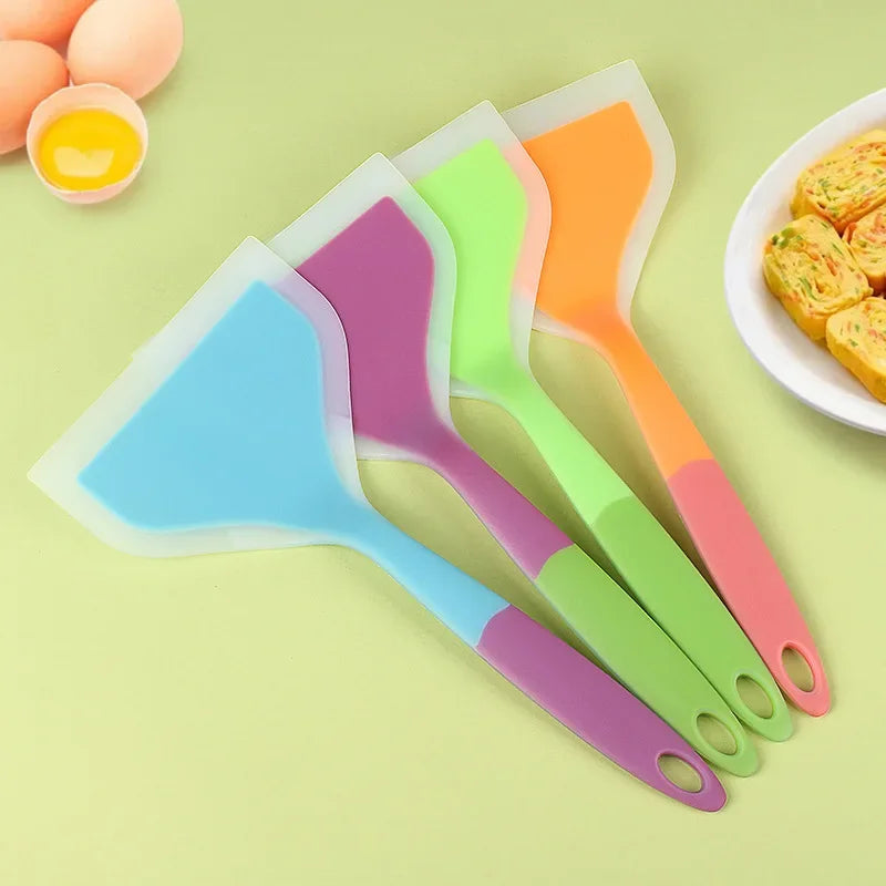 Tamagoyaki Silicone Spatula – Non-Stick Japanese Egg Pan Turner