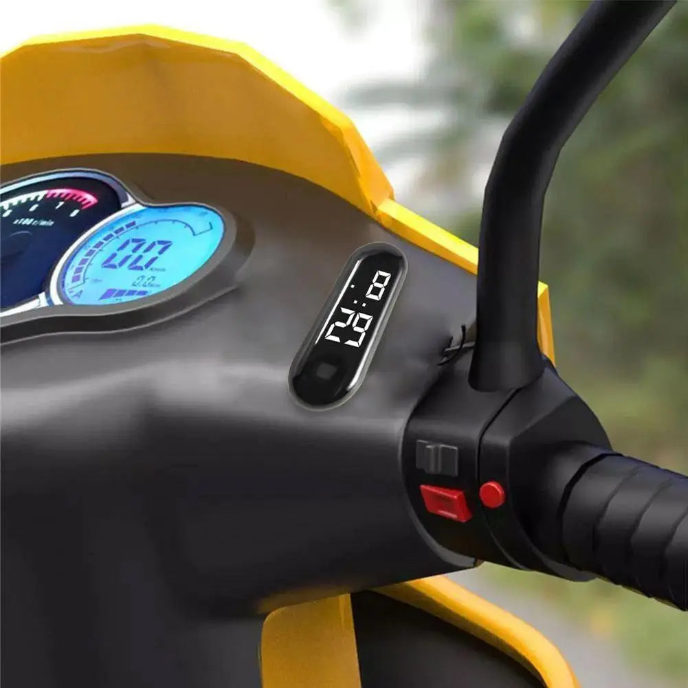 Waterproof Mini Sport LED Car & Motorcycle Clock Peaceful Pleasures Health and Wellness