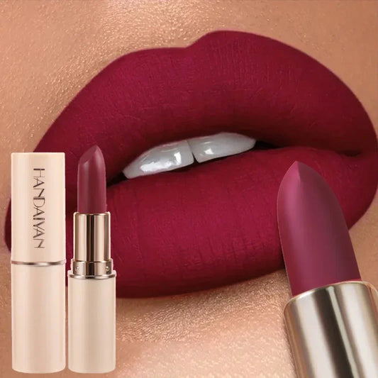 Handaiyan Velvet Matte Lipstick – 8 Shades, Waterproof Matte Lipstick Peaceful Pleasures Health and Wellness