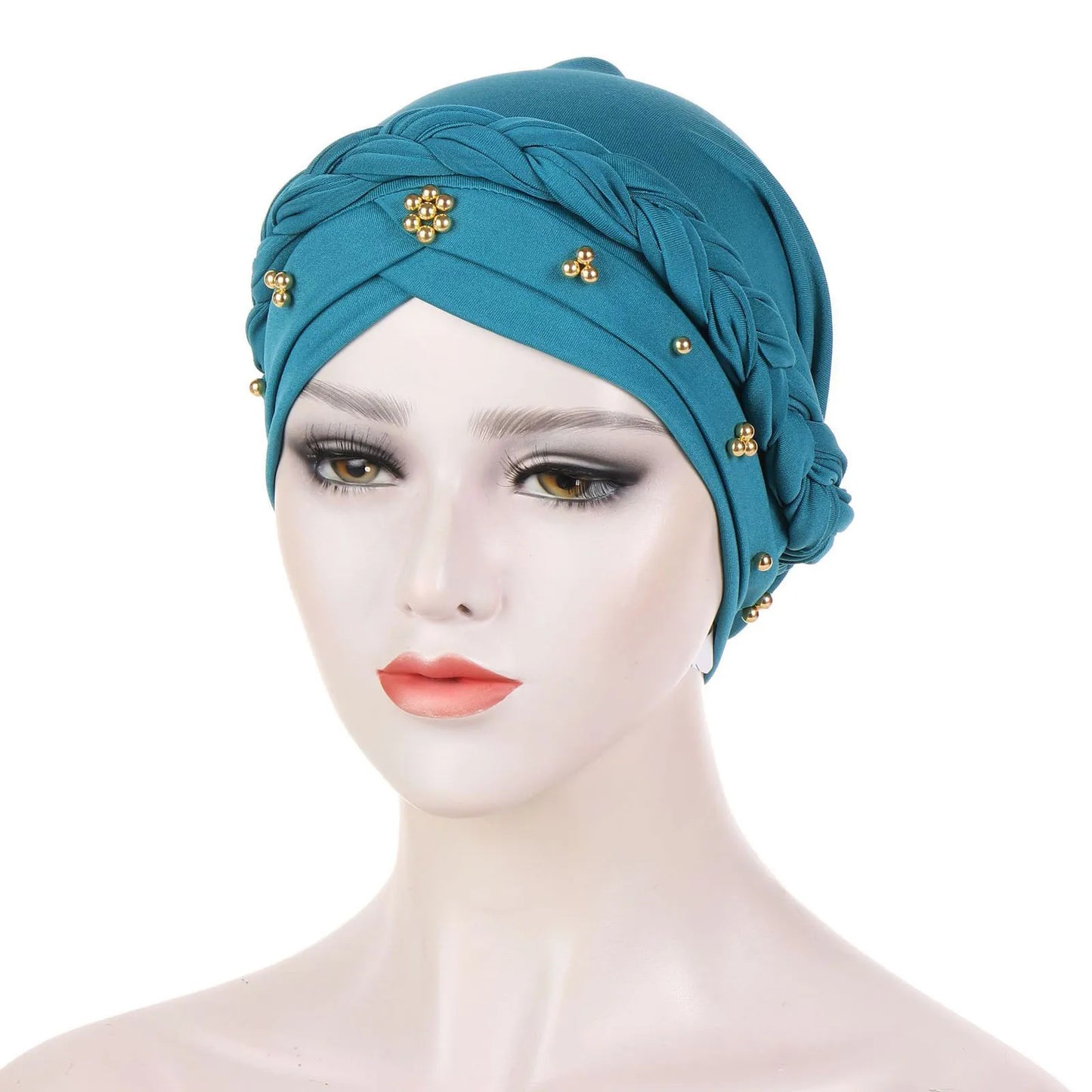 Women's Inner Hijab Turban Bonnet Cap with Pearl Detail