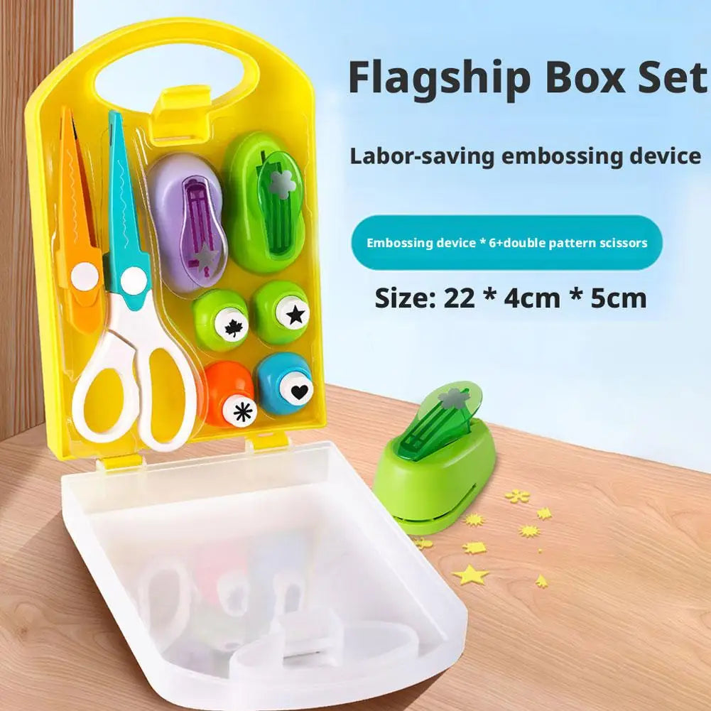 8-Piece Kids Hole Punch Set – DIY Scrapbooking & Card Making