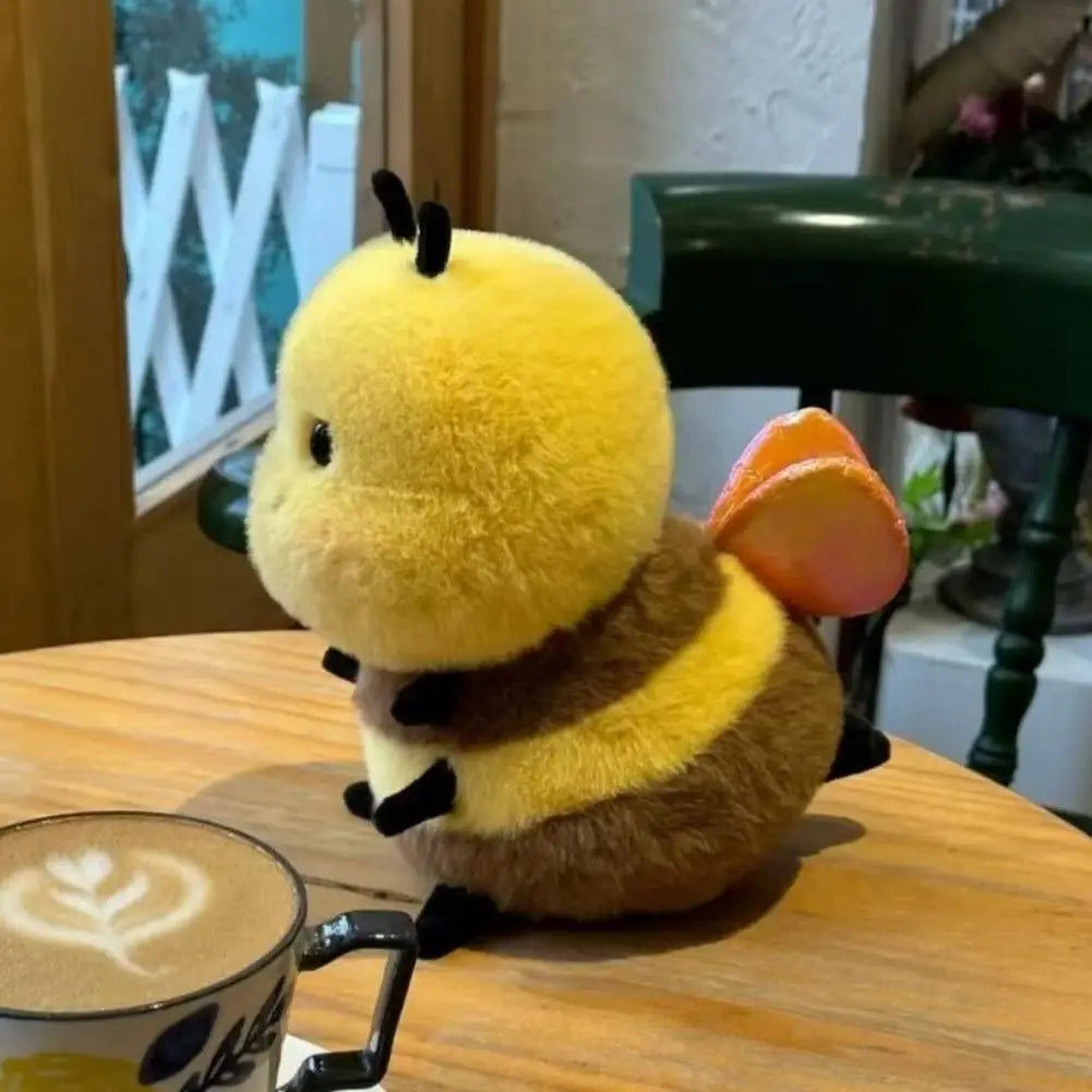 Kawaii Bumblebee Ladybug Plush Toy Ultra Soft Stuffed Insect Doll