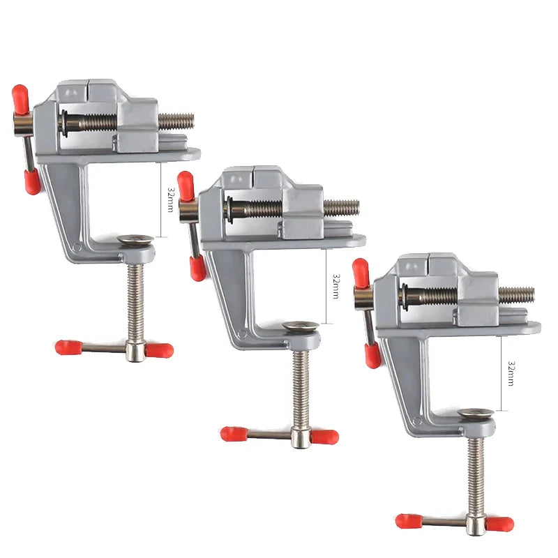 3.5" Aluminum Mini Bench Vise – Jewelers Hobby Clamp Tool