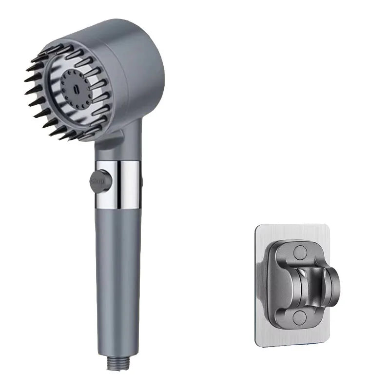 4-Mode Filtered Massage Showerhead – ABS, Multi-Spray Modes