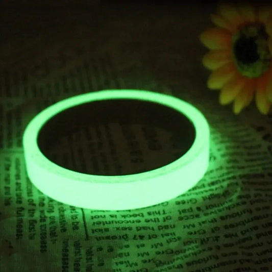 Glow-in-the-Dark Self-Adhesive Tape | Waterproof Luminous Safety Luminous Safety Tape Peaceful Pleasures Health and Wellness