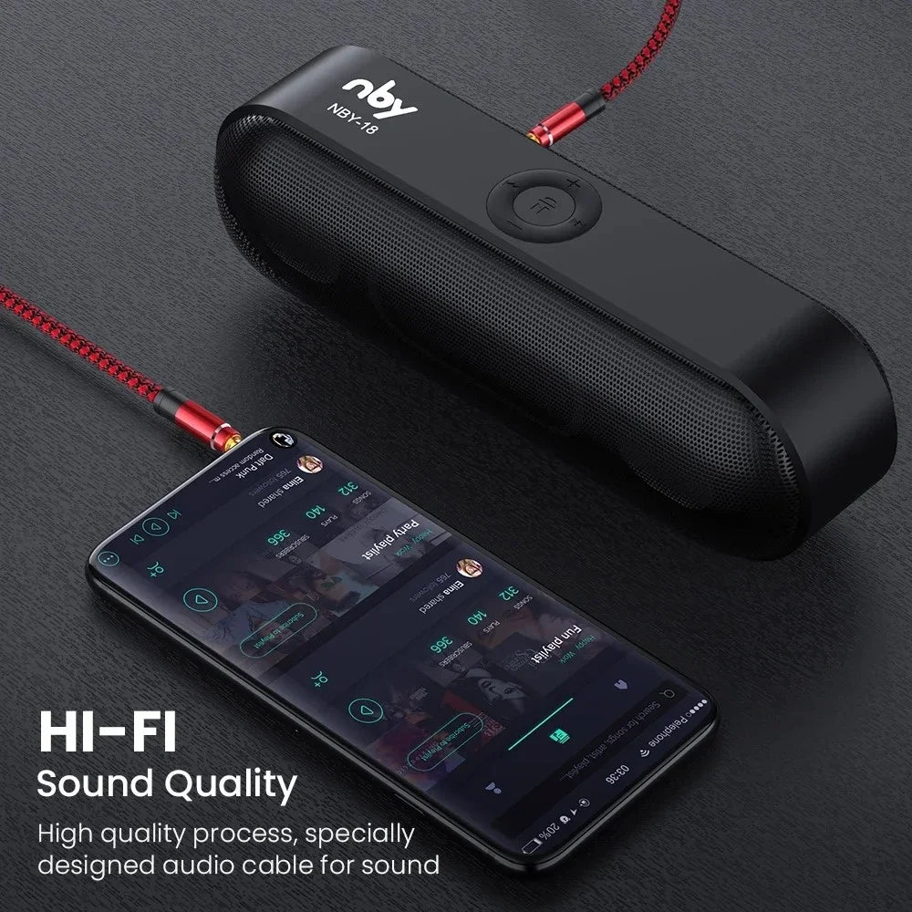 3.5mm Male to Male Aux Audio Cable 1.5m Braided | Car & Phone