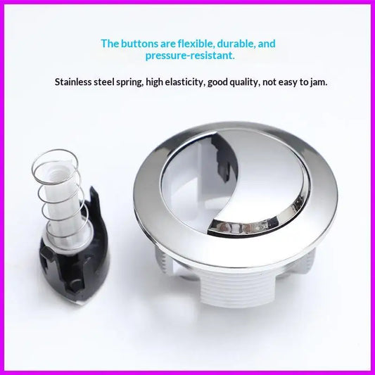 New Universal Dual-flush Toilet Tank Push-button Flush Button 38/48/58mm Toilet Seat Tank Valve Dual-button Bathroom Accessory Peaceful Pleasures Health and Wellness