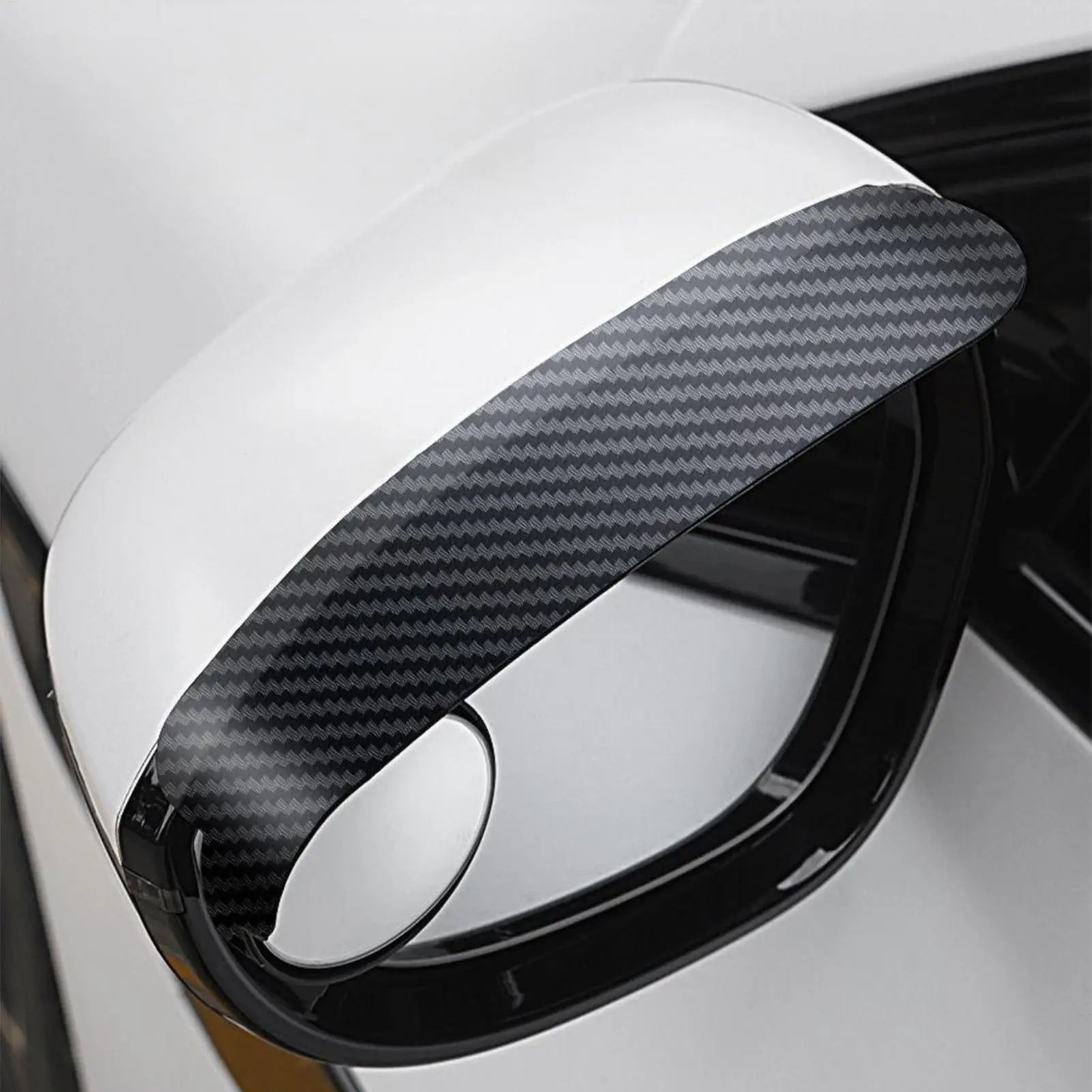 2PCS Side Mirror Rain Visor Guards With Blind Spot Universal Adjustable Rainproof Shield Wide Angle Eyebrow Visor Exterior parts Peaceful Pleasures Health and Wellness