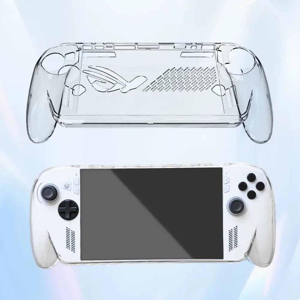 2025 Transparent Handheld Game Console Case Soft Anti Slip Protective Cover Shockproof Ergonomic Host Shell For ROG Xbox Ally X Peaceful Pleasures Health and Wellness