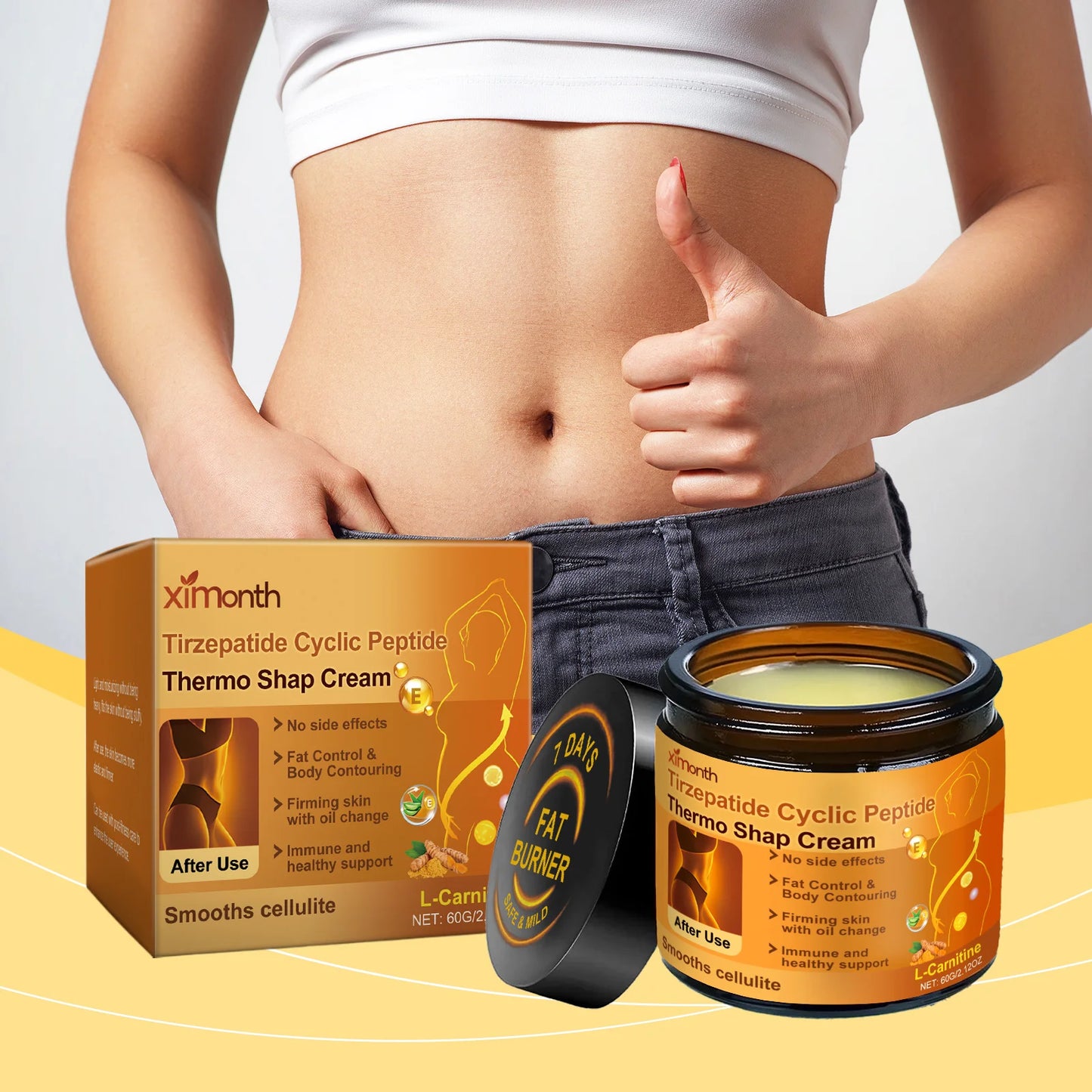 Ximonth Body Firming Sculpting Cream – Skin Tightening Lotion