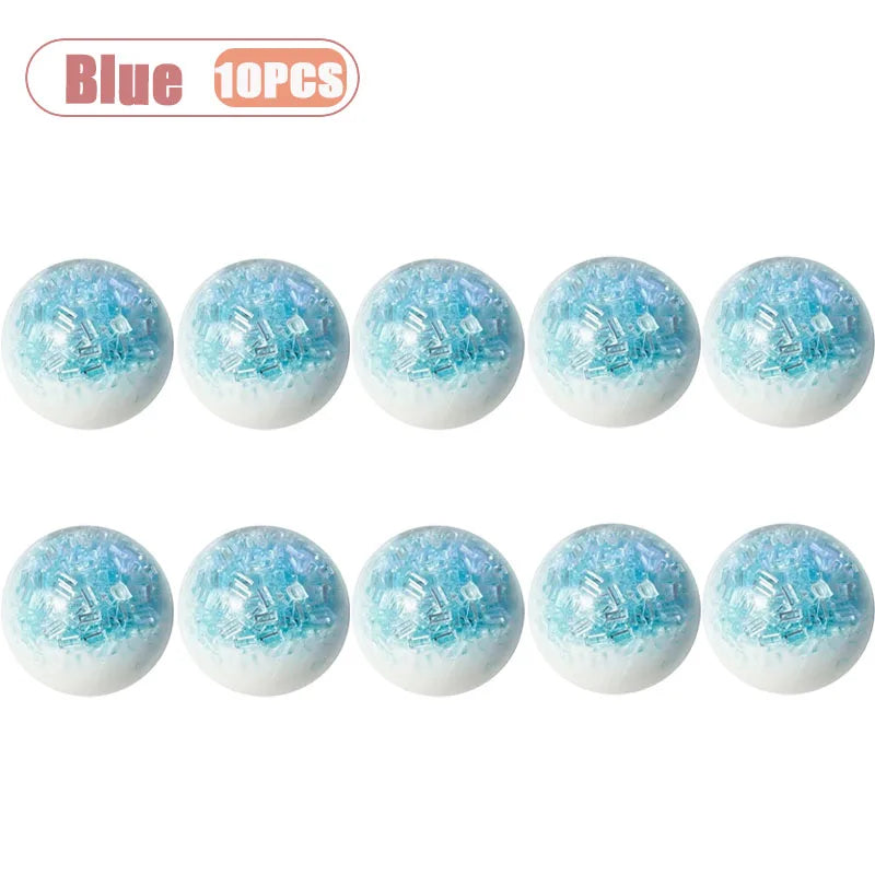 Crushed Ice Squishy Ball Fidget Toy | 1–20 PCS Sensory Squeeze