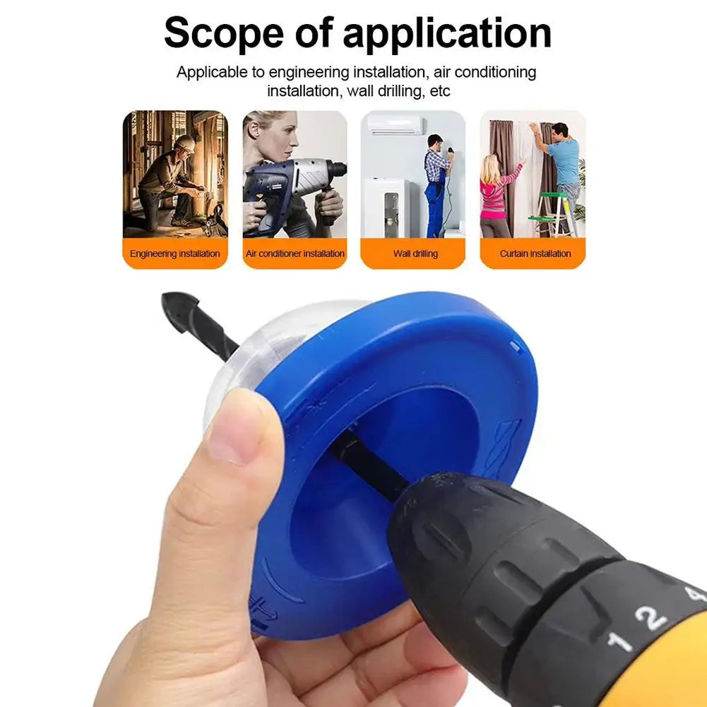 Electric Drill Dust Cover & Collector – Dustproof Filter Device Drill Dust Cover Peaceful Pleasures Health and Wellness