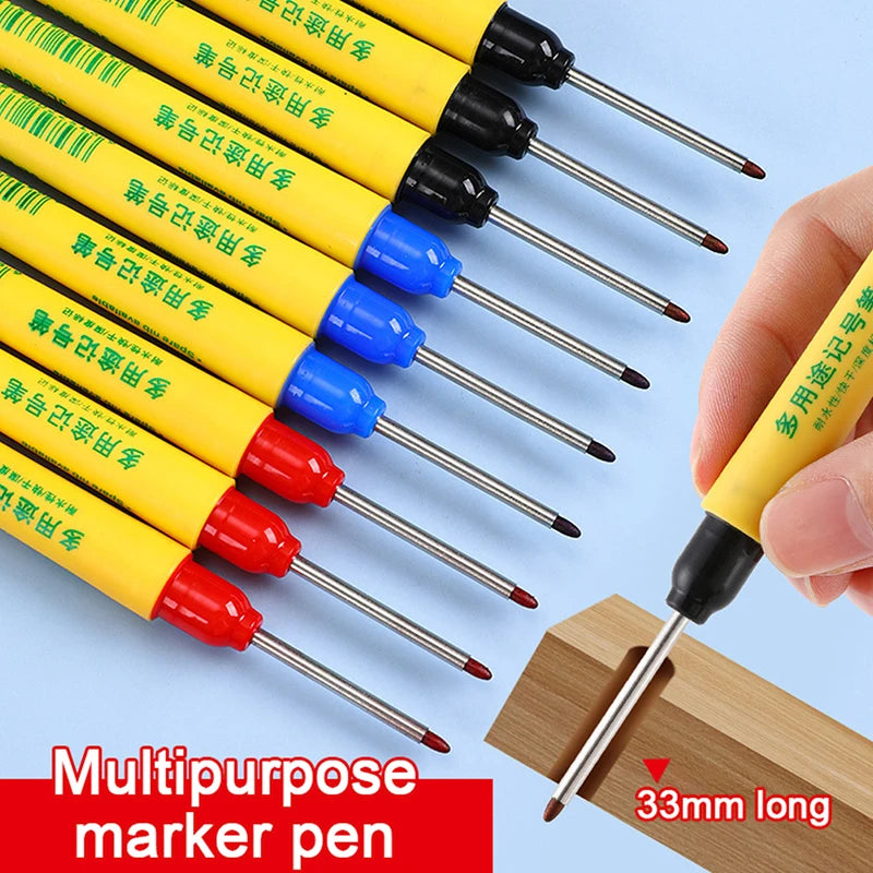 33mm Deep Hole Marking Pen – Waterproof Multi-Surface Marker
