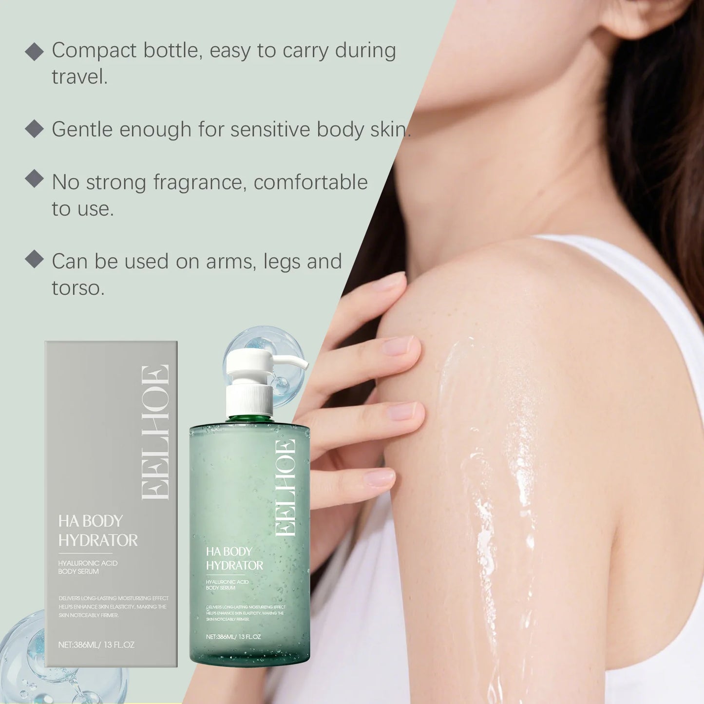 Hyaluronic Acid Body Serum – Firming & Moisturizing 386ml