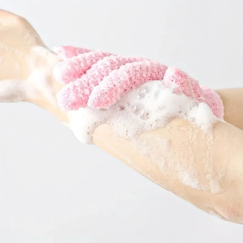Exfoliating Shower Gloves – Body Scrub for Men & Women