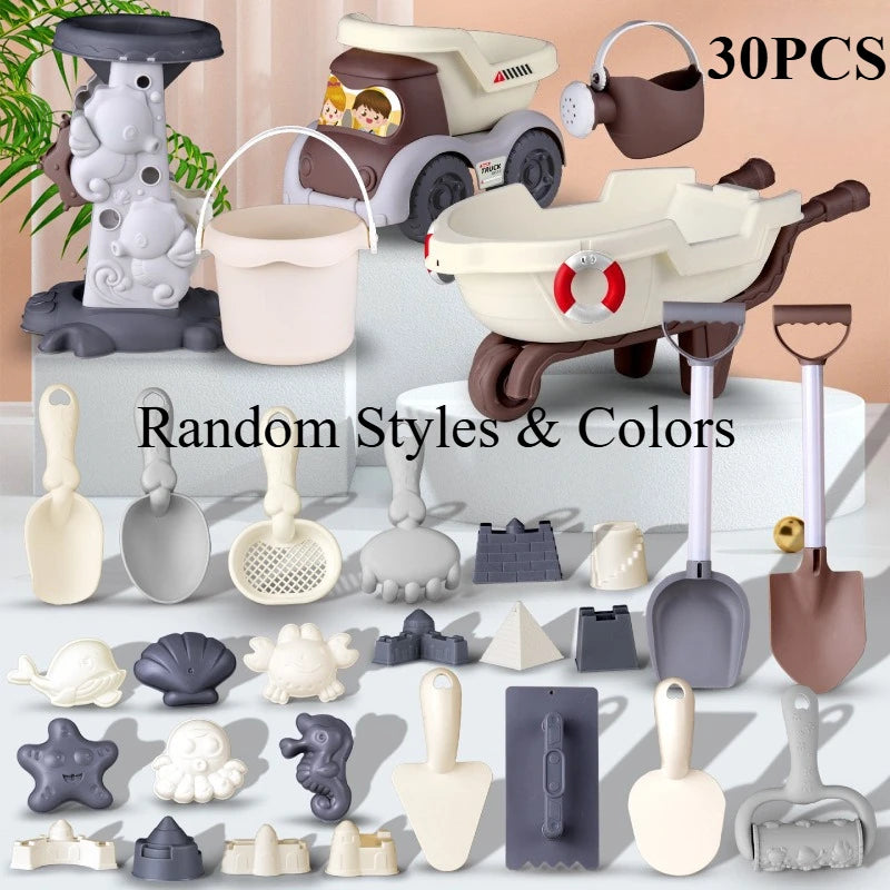 Beach Sand Toys Set – Bucket, Shovel, Molds & Watering Can