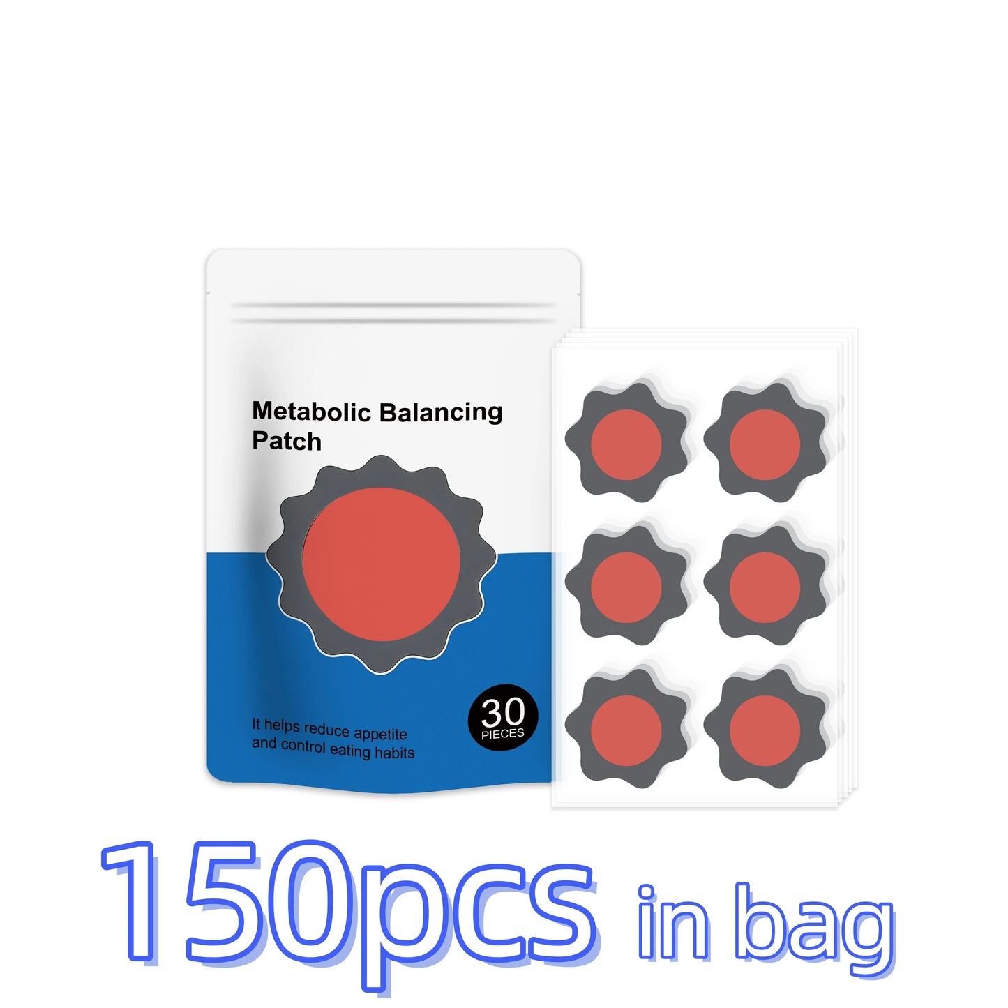 30 Day Wellness Program patch efficent shaping Body Contour Daily Care Portable Balance Metabolism patches Body Wellness support Peaceful Pleasures Health and Wellness 30pcs in bag x 5PCS