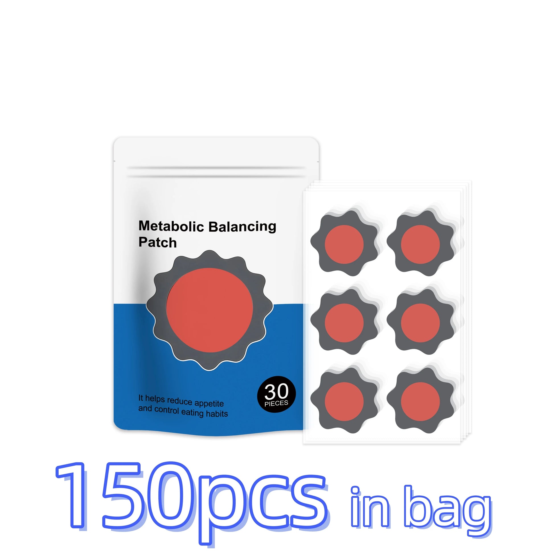 30 Day Wellness Program patch efficent shaping Body Contour Daily Care Portable Balance Metabolism patches Body Wellness support Peaceful Pleasures Health and Wellness 30pcs in bag x 5PCS