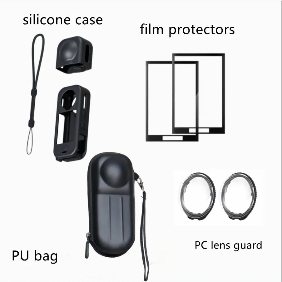 Insta360 X4 Air Protective Case, Lens Guard & Screen Protector Kit