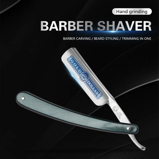 Professional Folding Straight Razor Shaving Classic Manual Barber Razors Knife Stainless Steel Men Barbershop Quality Beauty Peaceful Pleasures Health and Wellness
