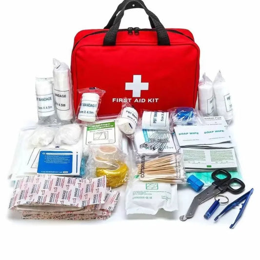 Portable Emergency First Aid Kit Set – Camping & Outdoor Use First Aid Kit Peaceful Pleasures Health and Wellness