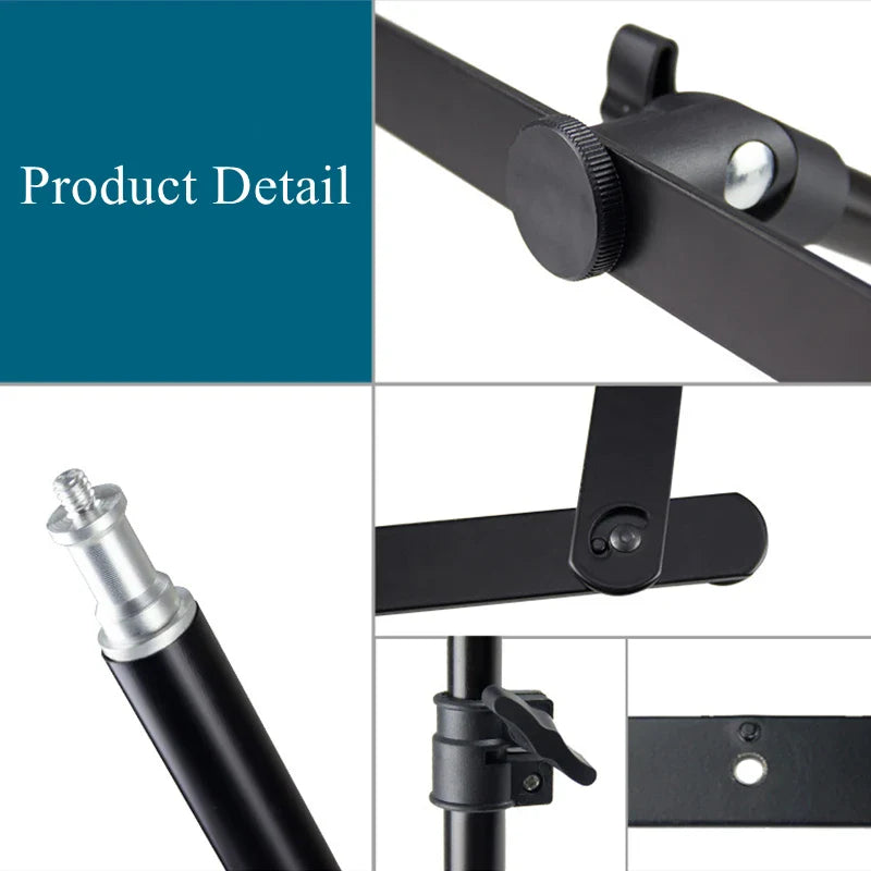 VeFly Foldable Desktop Overhead Tripod Stand with Phone Holder
