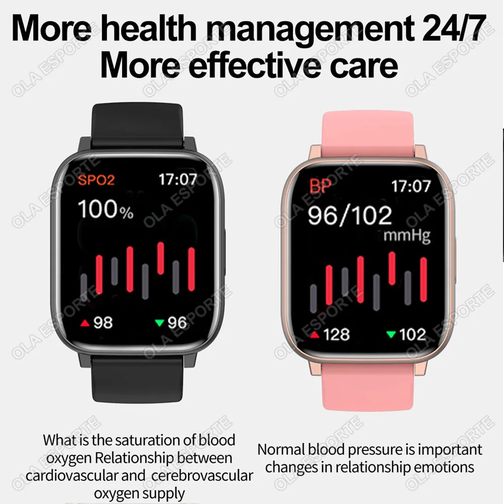 Ola Esporte Smart Watch 2025 | Bluetooth Call, Health & Fitness
