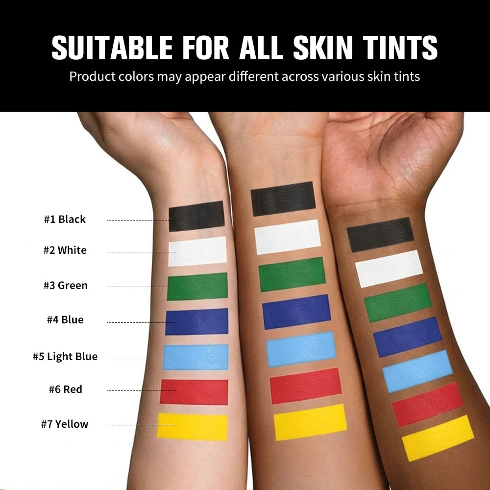 Multi-use Face Body Paint Stick Sports Eye Black Non-Toxic Hypoallergenic Halloween Cosplay Party SFX Makeup Tool Peaceful Pleasures Health and Wellness