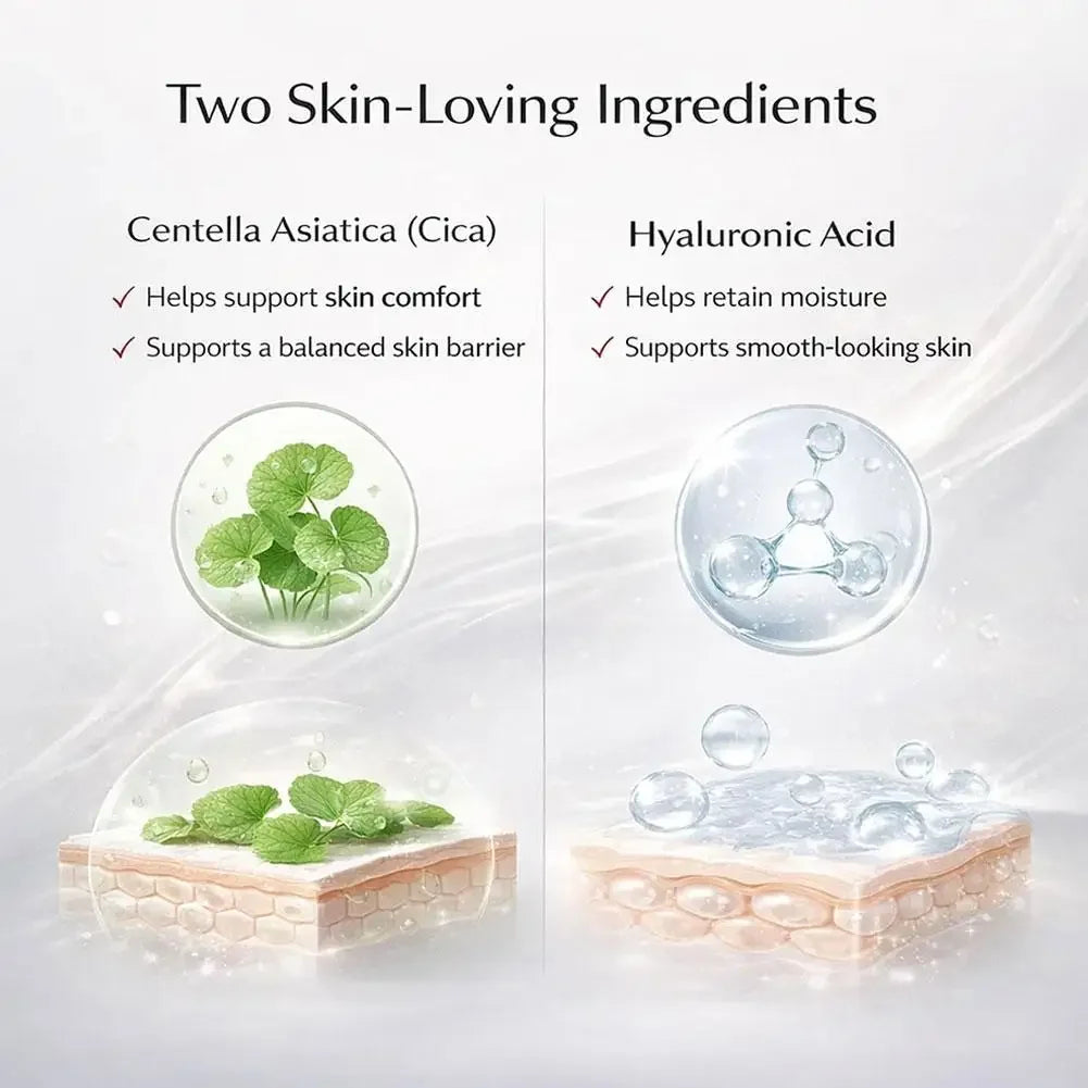 Centella Asiatica Face Cream Nourish Dry Skin Smoothing Rejuvenation Strengthen Barrier Non Irritating Cream Facial Moisturizer Peaceful Pleasures Health and Wellness