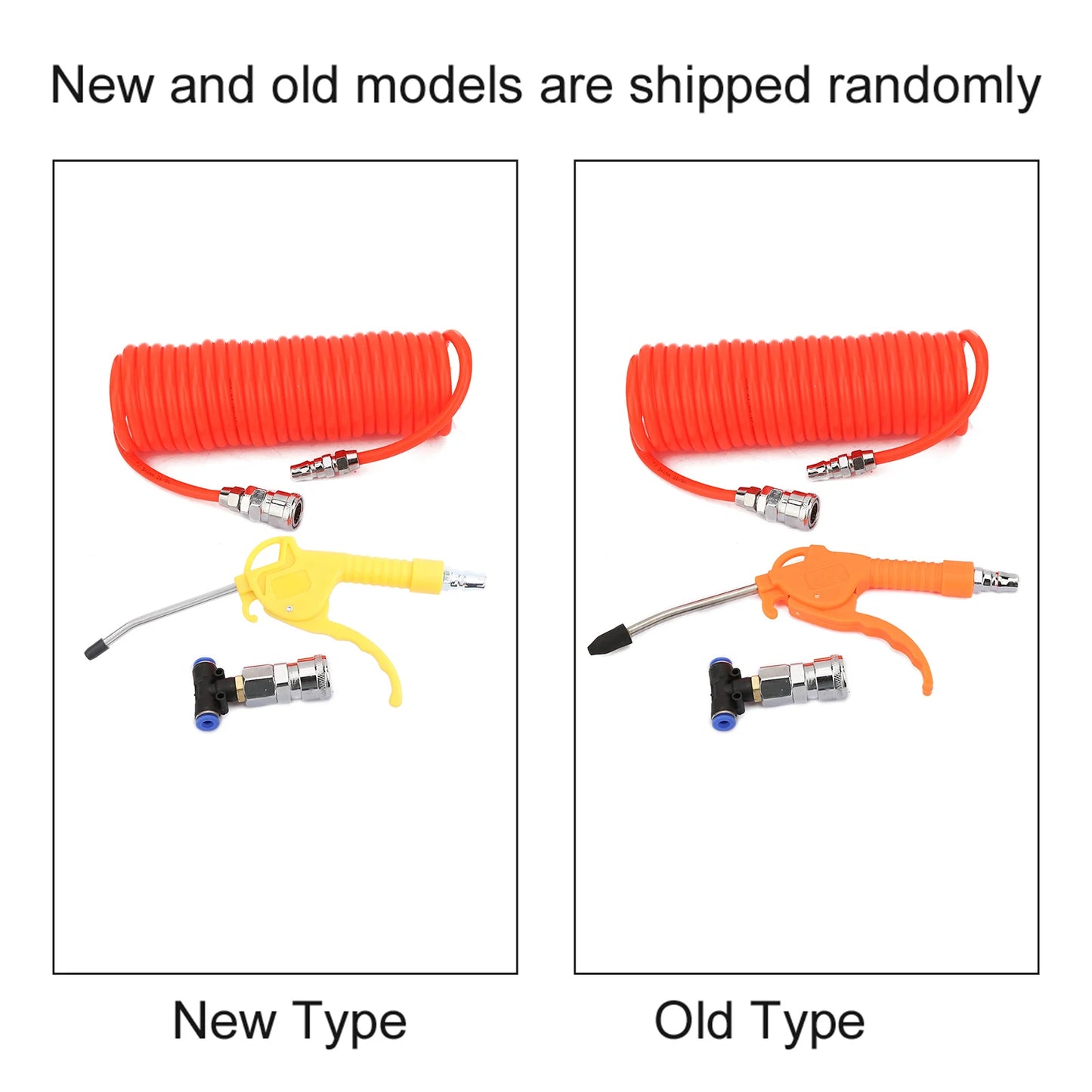 Pneumatic Dust Blower Dust Removal Pneumatic Blow Gun Easy Connection Extended Nozzle Flexible Spring Hose for Engine Cleaning Peaceful Pleasures Health and Wellness
