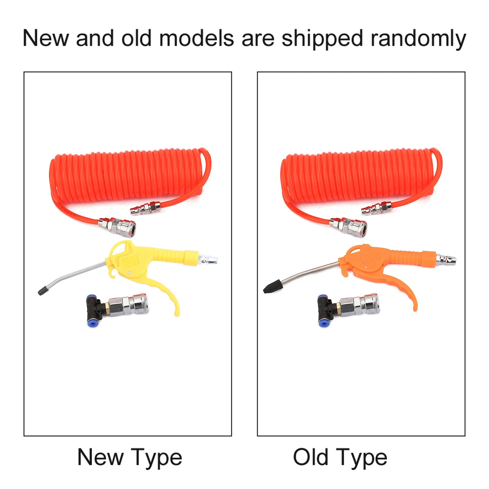 Pneumatic Dust Blower Dust Removal Pneumatic Blow Gun Easy Connection Extended Nozzle Flexible Spring Hose for Engine Cleaning Peaceful Pleasures Health and Wellness