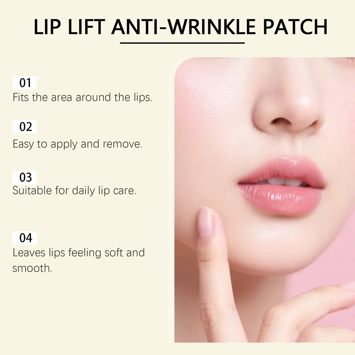 Hanchobit Lip Smoothing Patches – Hydrating Anti-Wrinkle Care