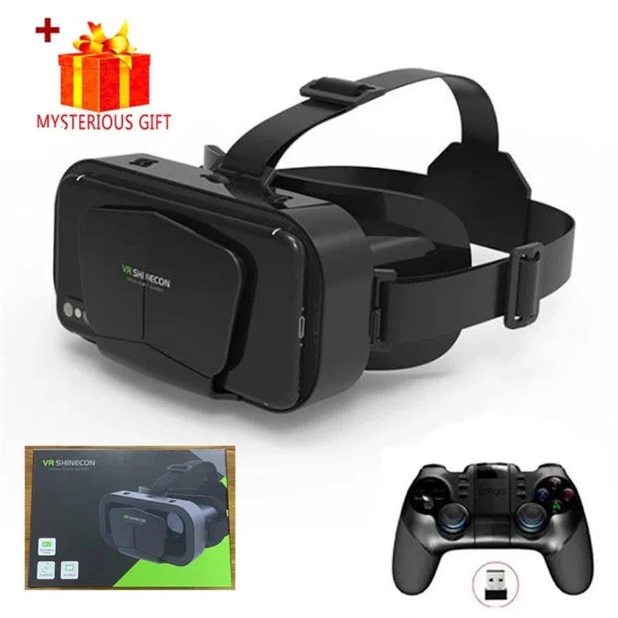 Shinecon 3D VR Headset Glasses for iPhone & Android | 110°–120° FOV