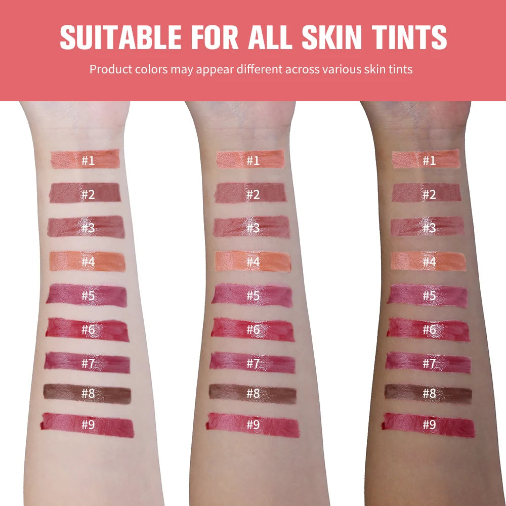JuicePop Box Lip Tint Hydrating Oil Lip Gloss High Shine Non-Sticky Long Lasting Waterproof Lightweight Nourishing Vivid Color L Peaceful Pleasures Health and Wellness