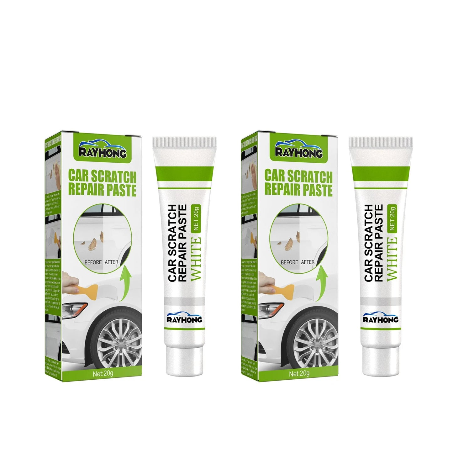 RayHong Fiberglass Repair Paste | Long Strand Fiber Quick Dry 20g