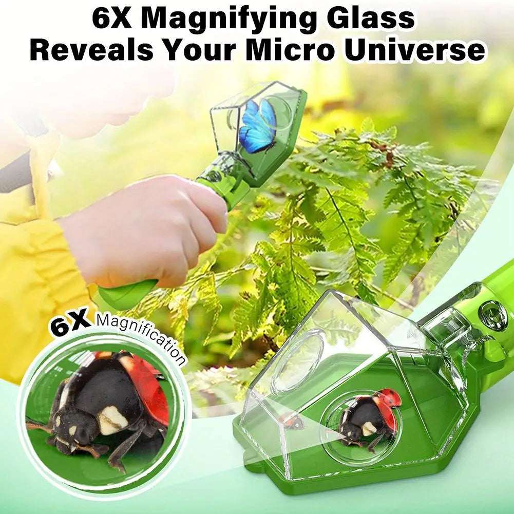 Portable Insect Catcher With Magnifying Outdoor Exploration Display Observer Box Multifunctional Kids Bug Catcher Insect Trap Peaceful Pleasures Health and Wellness