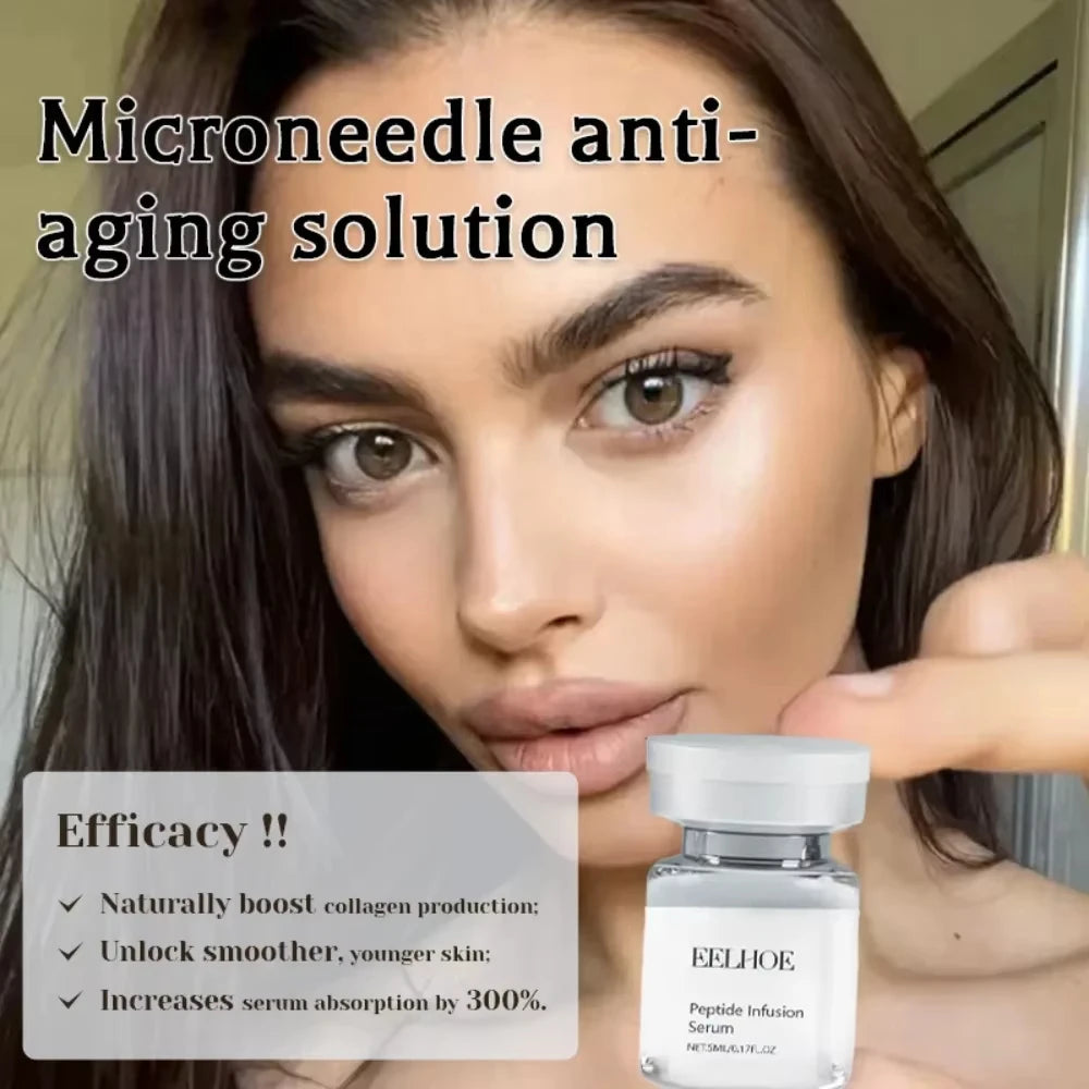 Hyaluronic Acid Microneedle Roller Serum Kit – Firming & Hydrating Peaceful Pleasures Health and Wellness