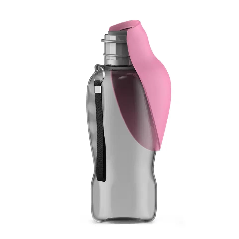 800ml Portable Dog Water Bottle – Foldable Leak-Proof Travel Bowl