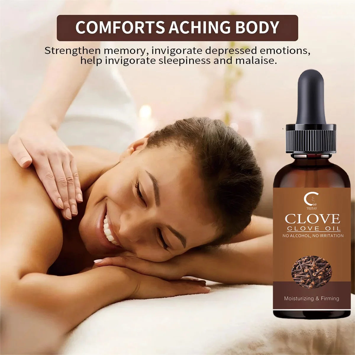 TRSTAY Moisturizing & Firming Skin Oil | Massage & Skincare