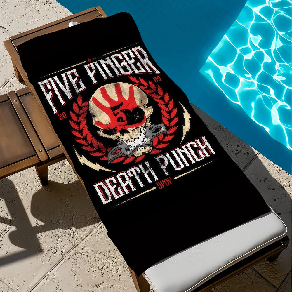 Five Finger Death Punch Quick-Dry Beach Towel | Gym & Travel