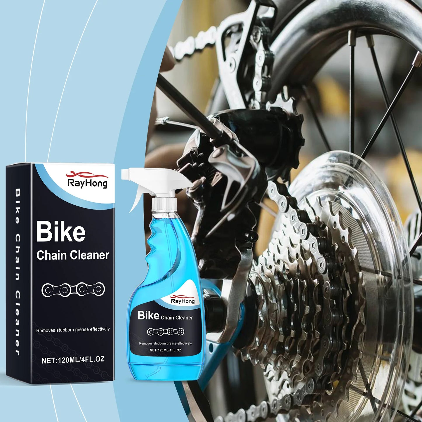 RayHong 120ml Anti-Rust Spray – Bike Chain & Car Rust Remover