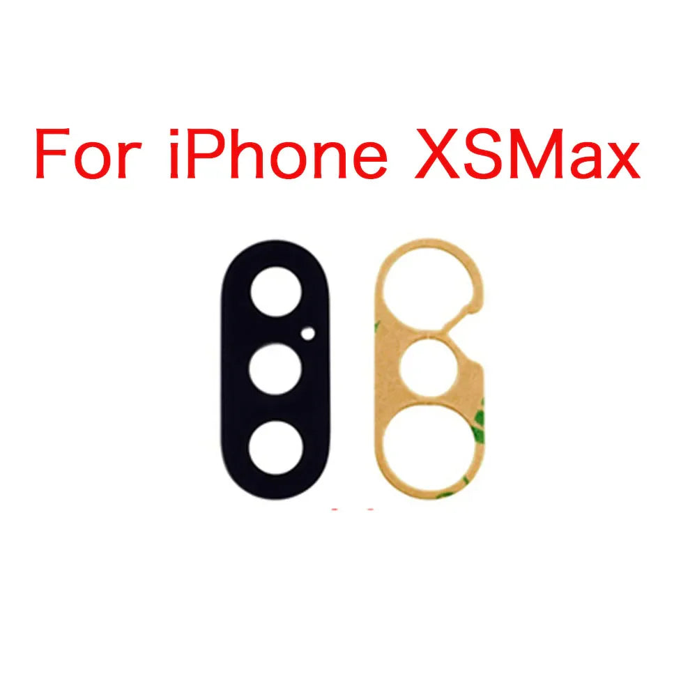 iPhone X XS XS Max XR Rear Camera Lens Glass + 3M Adhesive