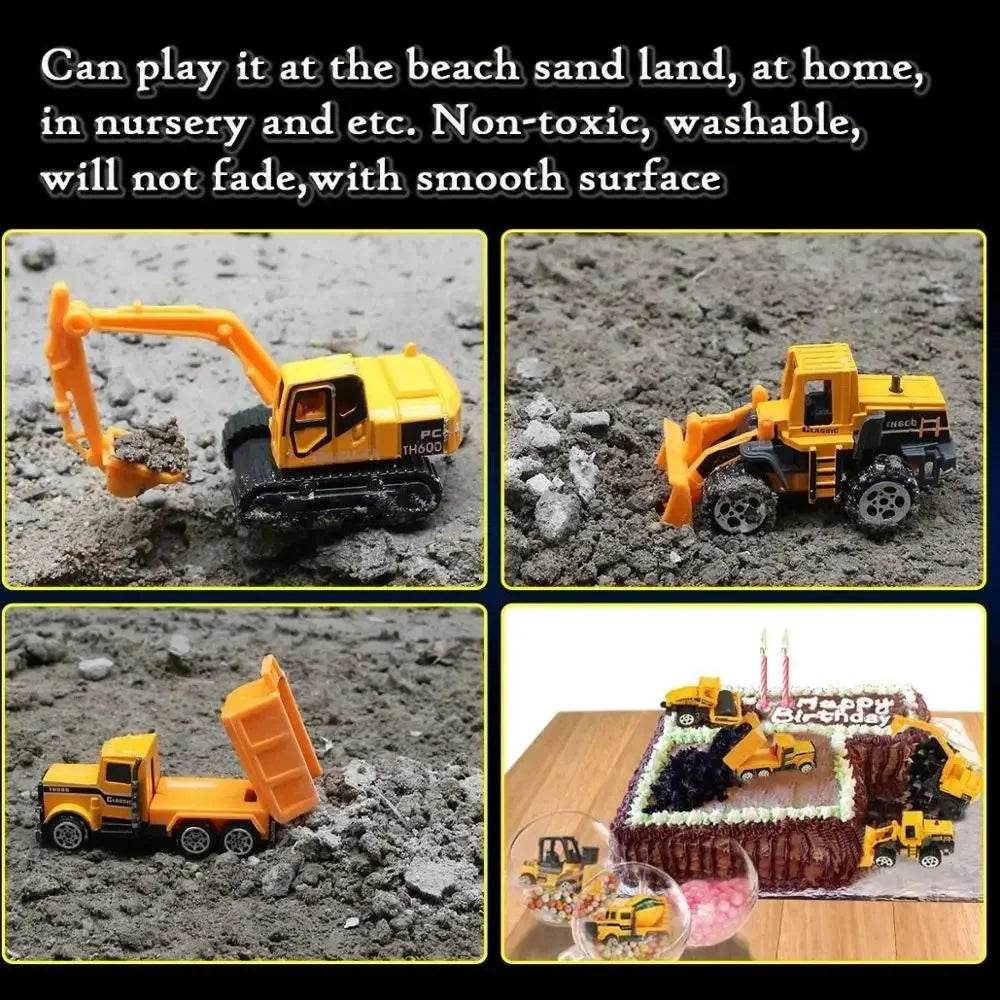 Kid Mini Alloy Toys Car Classic Construction Model Simulated Sliding