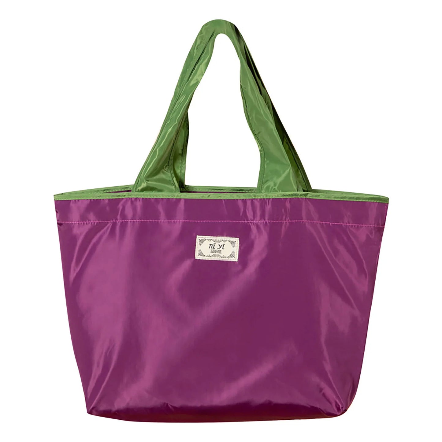 Portable Reusable Grocery Bags Eco-friendly Bags with Drawstring Closure for Trip or Shopping Fruit Holder Peaceful Pleasures Health and Wellness M Purple