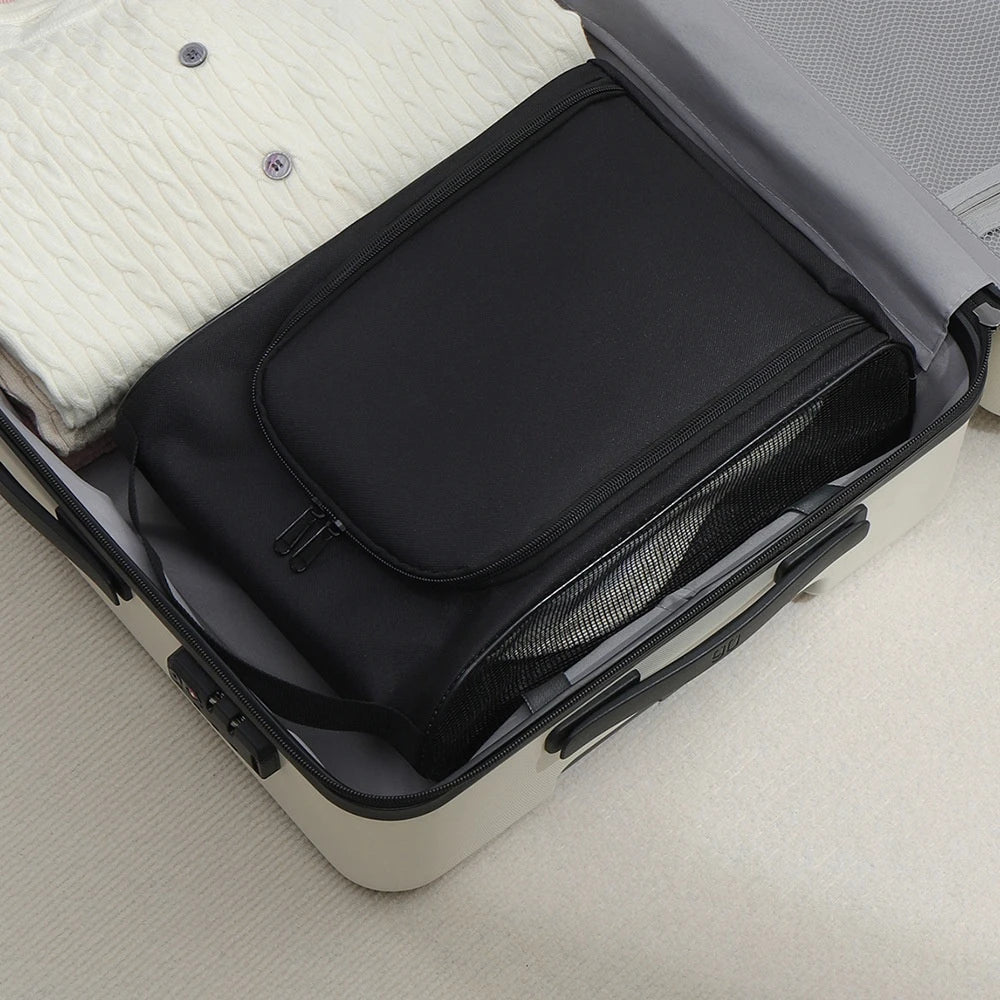 Lightweight Breathable Shoe Bag for Golf & Sports, Portable Oxford Cloth Shoe Carrier Bag, Dustproof Handbag for Travel Storage Peaceful Pleasures Health and Wellness